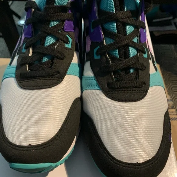 Asics Gel-Lyte III Sneakers - Teal, Purple, Black - Picture 3 of 5